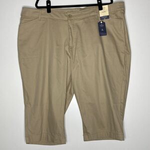 New St. John's Bay Secretly Slender Capri Pant Women's Plus Size 24W